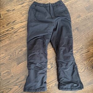 Lands' End Kids Black Cargo Pants size 12